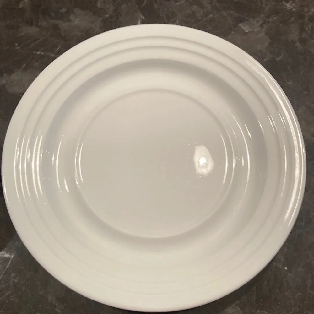 Crate&Barrel White Cup and Saucer Set so ho spirit